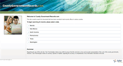 Desktop Screenshot of countygovernmentrecords.com